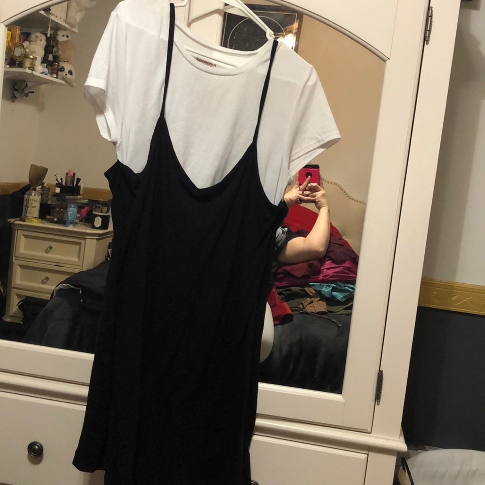 Black tee shirt dress